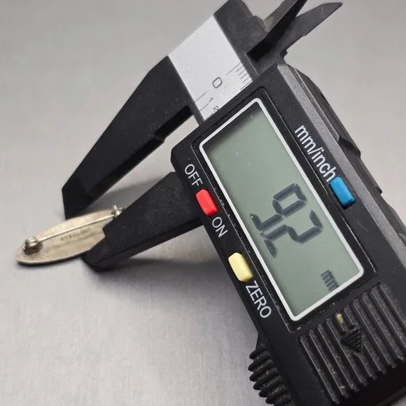 Antique Sterling Silver Guilloche Enamel Rose Brooch 1 1/8" Edwardian Blue Pink - Picture 9 of 10